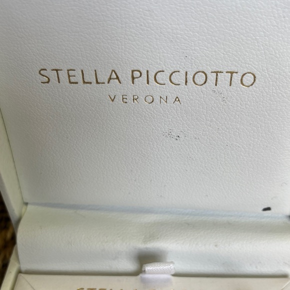 Stella Picciotto Sterling Silver CZ Round Halo Necklace - Silver - Picture 4 of 5